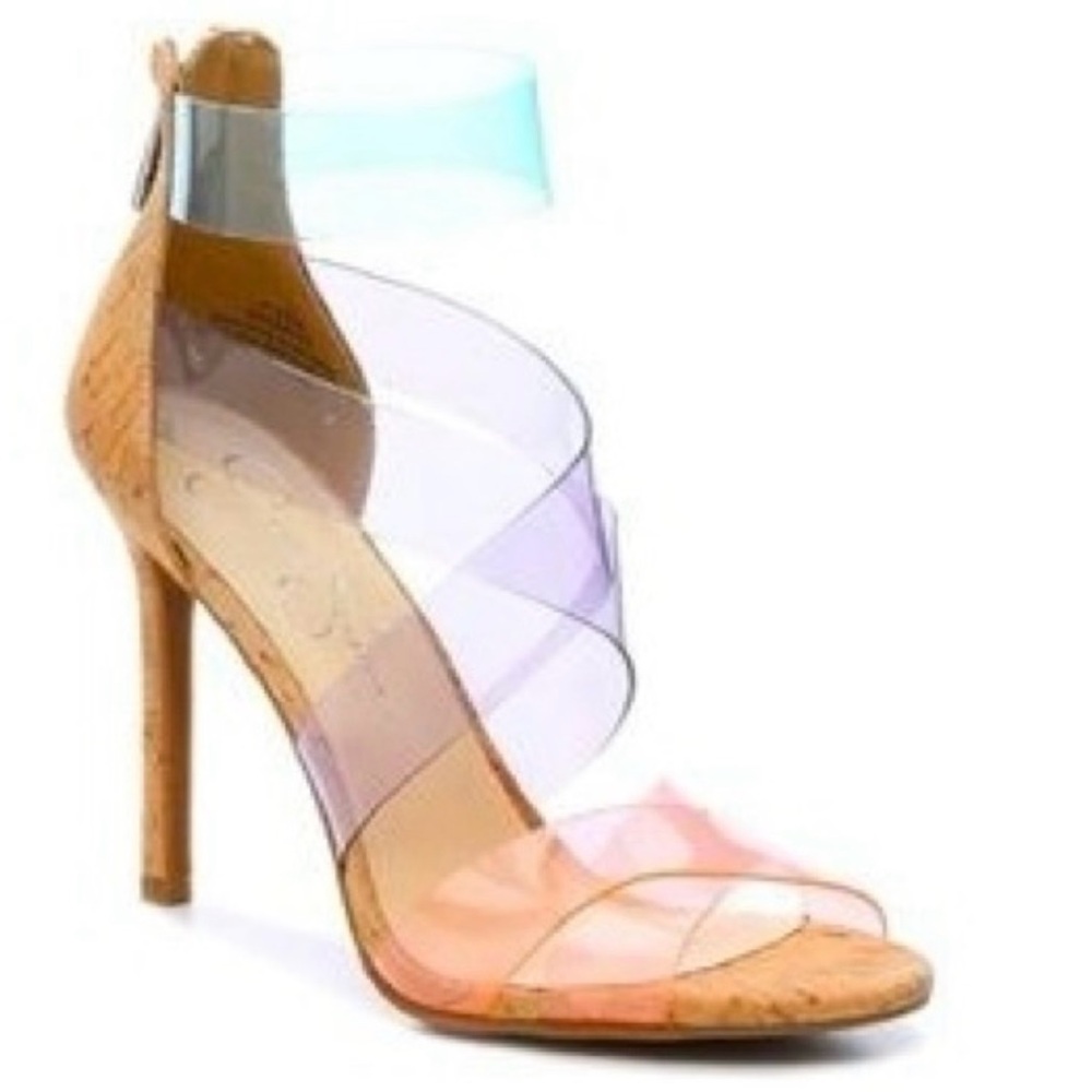 Jessica Simpson Multicolor Strappy Heels